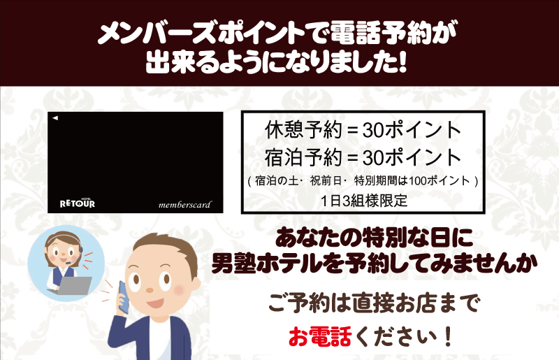 電話予約について