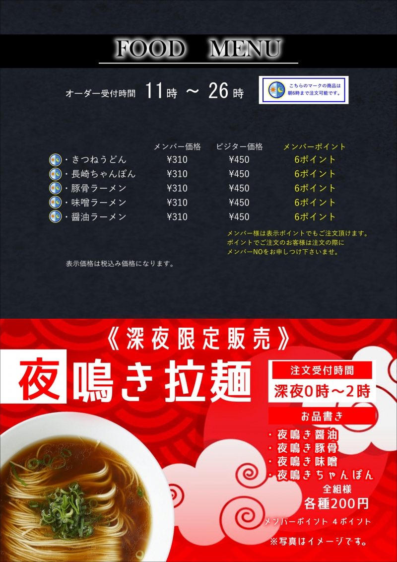 リッドの新しいメニュー③