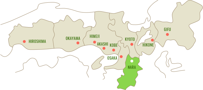 Map:奈良県